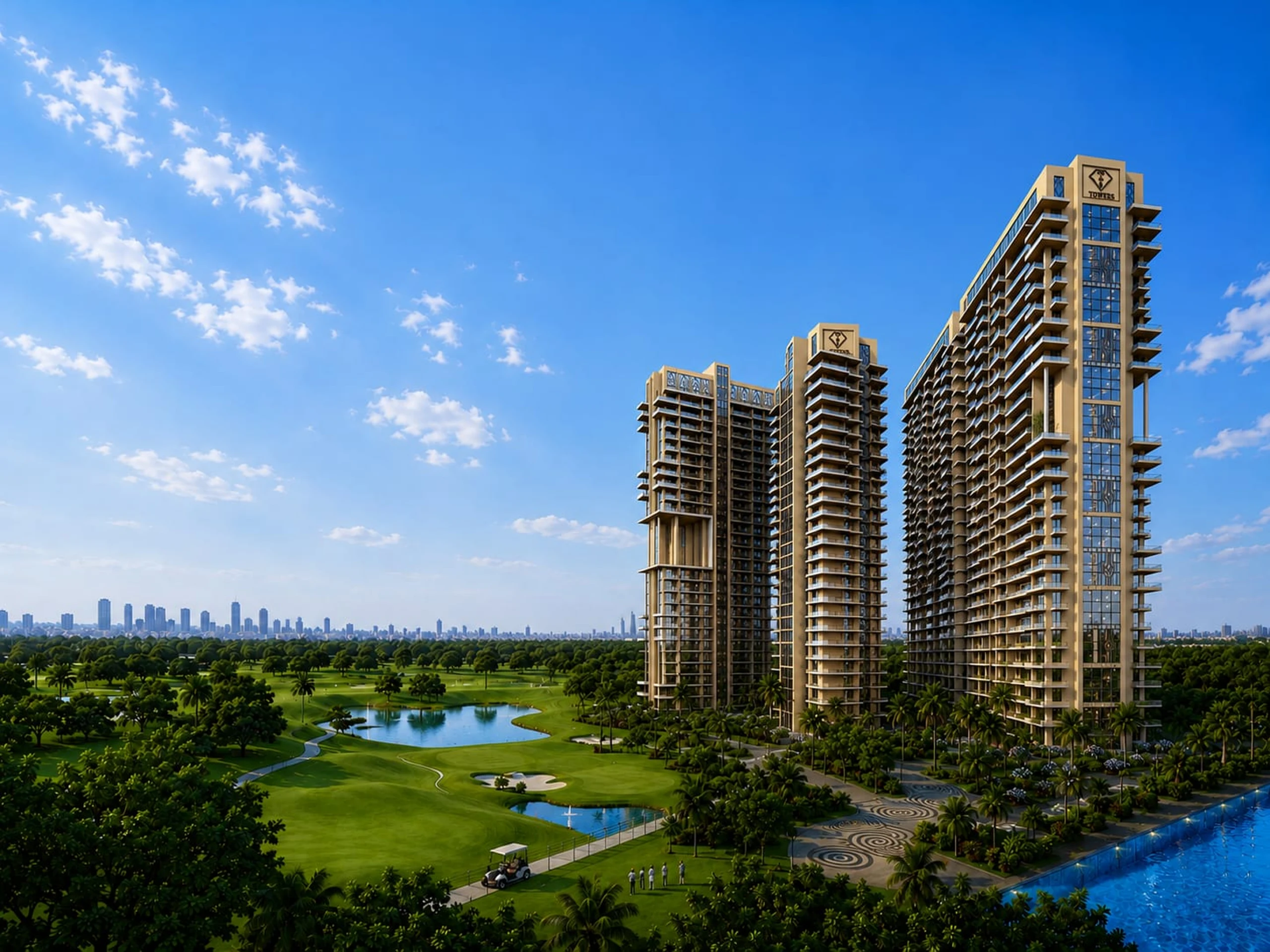 F-Towers Mohali — Luxury High-Rise Condominiums Exterior